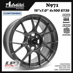 ล้อแม็ก Advanti  N971 Flow Forming 4.90kg 15นิ้ว สีเทากัน