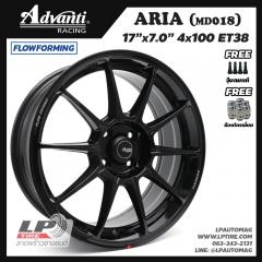 ล้อแม็กแท้ ADVANTI รุ่น ARIA Flow Forming 6.75kg (MD018) 17นิ้ว สีดำเงา