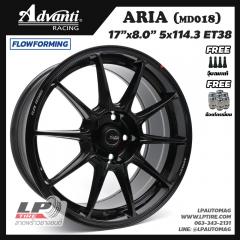 ล้อแม็กแท้ ADVANTI รุ่น ARIA Flow Forming 7.90kg (MD018) 17นิ้ว สีดำเงา