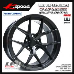 ล้อแม็ก K-speed 557F/567R ลาย BBS FlowForming 18นิ้ว สีดำด้าน