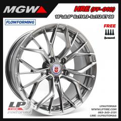 ล้อแม็ก MGW FF010 ลาย HRE FlowForming 8.8 kg 18นิ้ว สีHyper Black