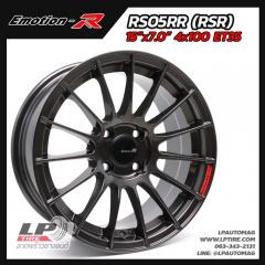 ล้อแม็ก Emotion-R  RS05RR RSR BY LENSO 15นิ้ว สีDark Gun