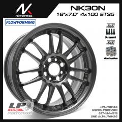 ล้อแม็ก NK รุ่น NK30 FlowForming 5.7kg (RE30) 16นิ้ว สีDGM ดำเงา