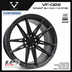 ล้อแม็ก VAGE Wheels รุ่น VF022 FlowForming 8.15kg 18นิ้ว สีดำด้าน