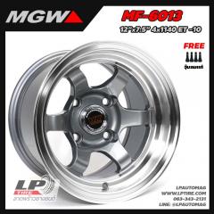 ล้อแม็ก MGW MF-6013 (TG37) สินค้าหมด 12นิ้ว สีเทาขอบเงิน