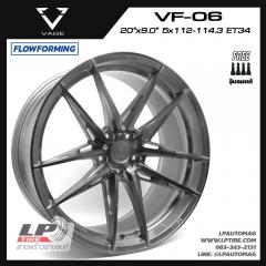 ล้อแม็ก VAGE Wheels รุ่น VF06 FlowForming 10.4 kg 20นิ้ว สีSILVER TITANIUM/BRUSH