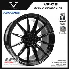 ล้อแม็ก VAGE Wheels รุ่น VF08 FlowForming 10.60 kg 20นิ้ว สีดำเงา