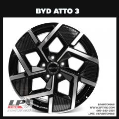 N ล้อแม็กมือสอง BYD Atto 3 ใบพัด (ป้ายแดง) 18นิ้ว สีดำเงาหน้าเงา