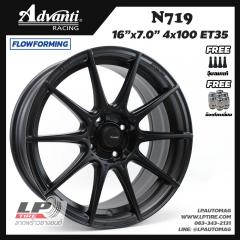 ล้อแม็กแท้ ADVANTI รุ่น N719 Flow Forming 5.8 kg 16นิ้ว สีดำด้าน