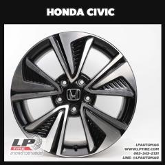 N ล้อแม็กมือสอง Honda Civic ลายใบพัด 17นิ้ว สีดำหน้าเงา