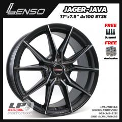 ล้อแม็ก LENSO JAGER JAVA 17นิ้ว สีดำหน้าชา