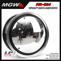 ล้อแม็ก MGW ลายหมูกระทะ (MR-024) 12นิ้ว สีขอบเงา