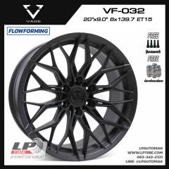 ล้อแม็ก VAGE Wheels รุ่น VF032 SUV FlowForming 20นิ้ว สีดำด้าน
