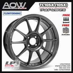 ล้อแม็ก AOW TC105X (105X) FlowForming 17นิ้ว สีEJ-TITAN