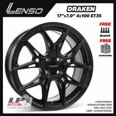 ล้อแม็ก LENSO DRAKEN 17นิ้ว สีดำด้าน