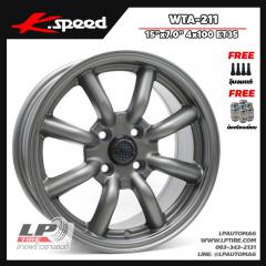 ล้อแม็ก K-speed  WTA-211 15นิ้ว สีเทายิงทราย