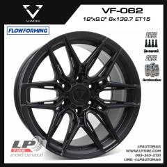 ล้อแม็ก VAGE Wheels รุ่น VF062 SUN FlowForming 18นิ้ว สีดำด้าน