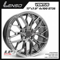 ล้อแม็ก LENSO VENTUS 17นิ้ว สีHyper Black