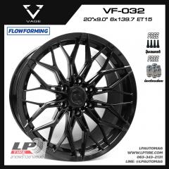 ล้อแม็ก VAGE Wheels รุ่น VF032 SUV FlowForming 20นิ้ว สีดำเงา