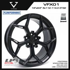ล้อแม็ก VAGE Wheels รุ่น VFX01 FlowForming 19นิ้ว สีดำด้าน