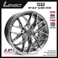 ล้อแม็ก LENSO YETI 15นิ้ว สีHyper Black