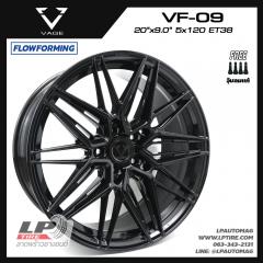 ล้อแม็ก VAGE Wheels รุ่น VF09 FlowForming 11.68กก 20นิ้ว สีดำเงา