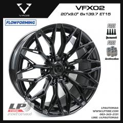 ล้อแม็ก VAGE Wheels รุ่น VFX02 SUV FlowForming 20นิ้ว สีดำเงา