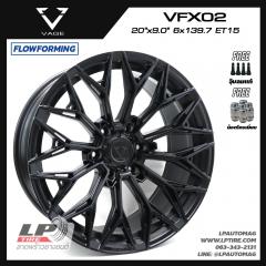 ล้อแม็ก VAGE Wheels รุ่น VFX02 SUV FlowForming 20นิ้ว สีดำด้าน
