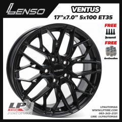 ล้อแม็ก LENSO VENTUS 17นิ้ว สีดำด้าน