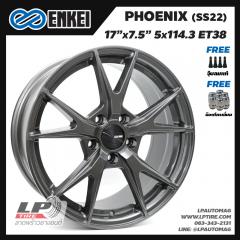 ล้อแม็กแท้ ENKEI รุ่น PHOENIX SS22 17นิ้ว สีเทาเงา