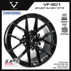 ล้อแม็ก VAGE Wheels รุ่น VF-S01 SUV FlowForming 20นิ้ว สีBLACK