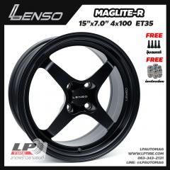 ล้อแม็ก LENSO MAGLITE-R 15นิ้ว สีดำด้าน