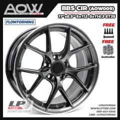 ล้อแม็ก AOW BBS CIR (AOW009) FlowForming 17นิ้ว สีHyper Dark