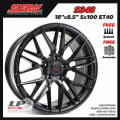 ล้อแม็ก SSW รุ่น S348 18นิ้ว สีดำด้าน