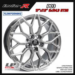ล้อแม็ก Emotion-R P03 by LENSO FlowForming 17นิ้ว สีHyper Black