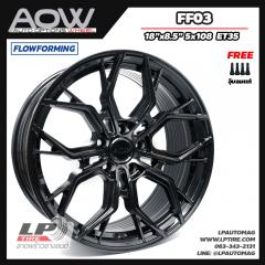 ล้อแม็ก AOW FF03 FlowForming 18นิ้ว สีBLACK