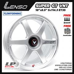 ล้อแม็ก LENSO VENOM SUPER GT VNT LITETECH+ FlowForming 18นิ้ว สีHyper Silver