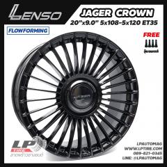 ล้อแม็ก LENSO JAGER CROWN LITETECH+ FlowForming 20นิ้ว สีBLACK