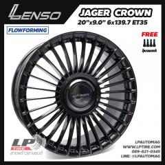 ล้อแม็ก LENSO JAGER CROWN LITETECH+ FlowForming 20นิ้ว สีBLACK
