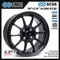 ล้อแม็กแท้ ENKEI SC58 15นิ้ว สีดำเงา