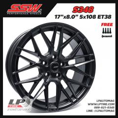 ล้อแม็ก SSW S348 17นิ้ว สีดำด้าน