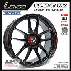 ล้อแม็ก LENSO VENOM SUPER GT VNK  LITETECH+ FlowForming 18นิ้ว สีBLACK