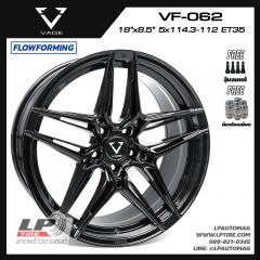 ล้อแม็ก VAGE Wheels รุ่น VF062 FlowForming 9.1KG 18นิ้ว สีV-BLACK