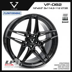 ล้อแม็ก VAGE Wheels รุ่น VF062 FlowForming 18นิ้ว สีV-BLACK