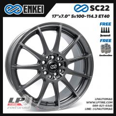 ล้อแม็ก ENKEI แท้ SC22 17นิ้ว สีเทาด้าน