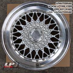 N ล้อแม็กมือสอง LENSO LENSO BSX 16นิ้ว สีHyper Silver ขอบเงา