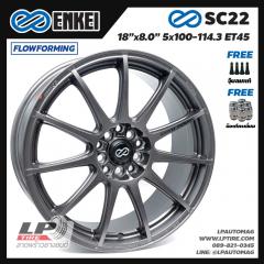 ล้อแม็ก ENKEI แท้ SC22 18นิ้ว สีเทาด้าน