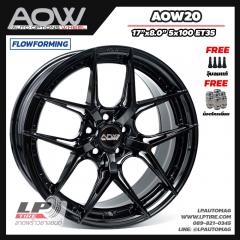 ล้อแม็ก AOW-20 FlowForming 17นิ้ว สีBLACK