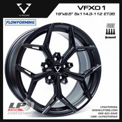 ล้อแม็ก VAGE Wheels รุ่น VFX01 FlowForming 18นิ้ว สีBLACK FLAT