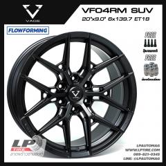 ล้อแม็ก VAGE Wheels รุ่น VF04RM SUV FlowForming 20นิ้ว สีBLACK FLAT